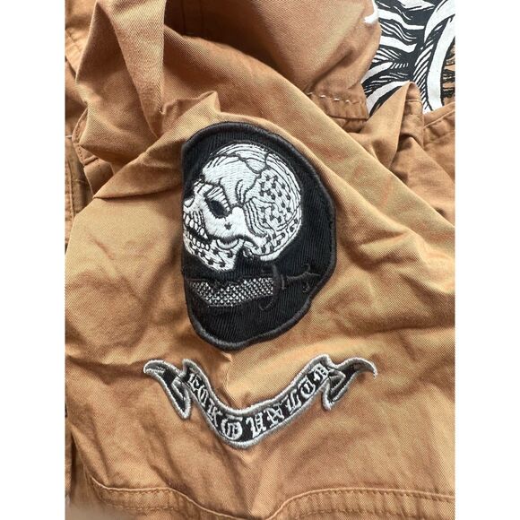 Vintage All Over Print Grunge Goth Marc Ecko Button Up Shirt - XL - Picture 5 of 7